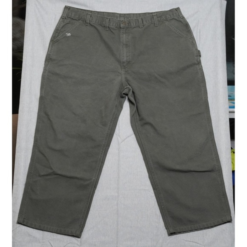 Carhartt Pants Fit 43x27 B11-MOS‎ Distressed Mens Carpenter Loose Workwear Pants